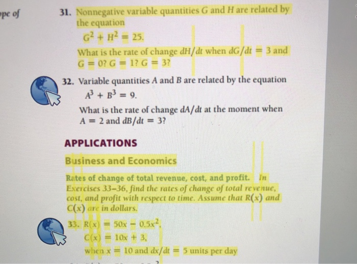 Solved Please help with 31 and 33 and explain | Chegg.com