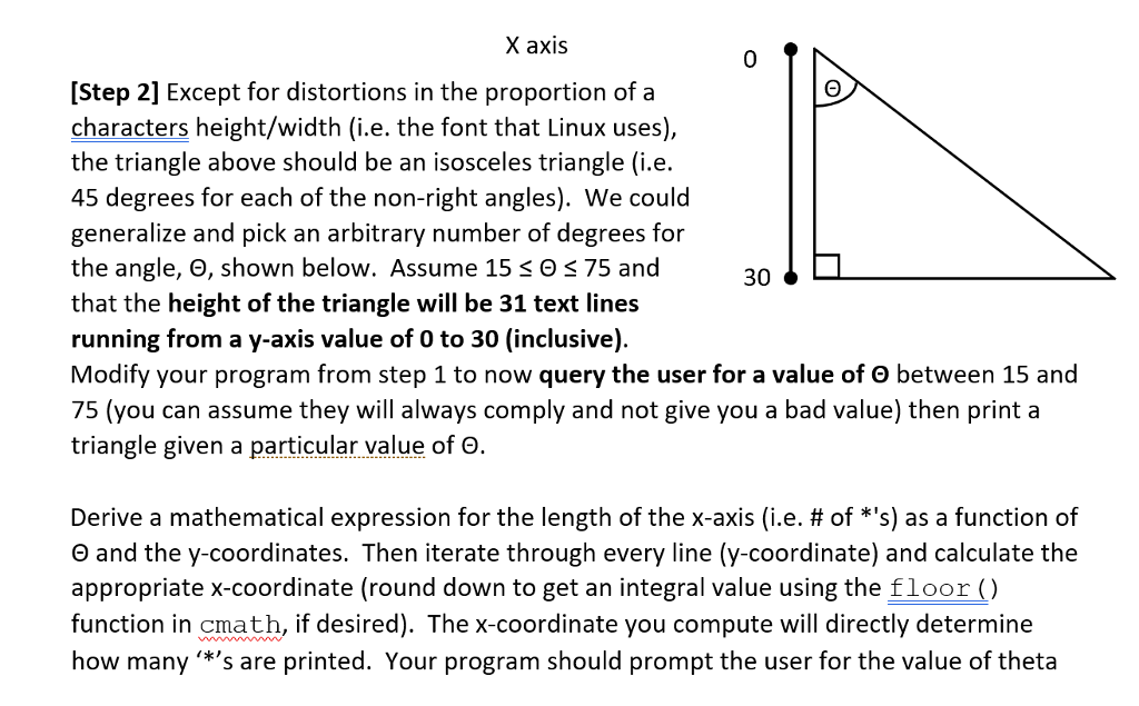 Solved Step 1] A right triangle could be drawn using the '* | Chegg.com