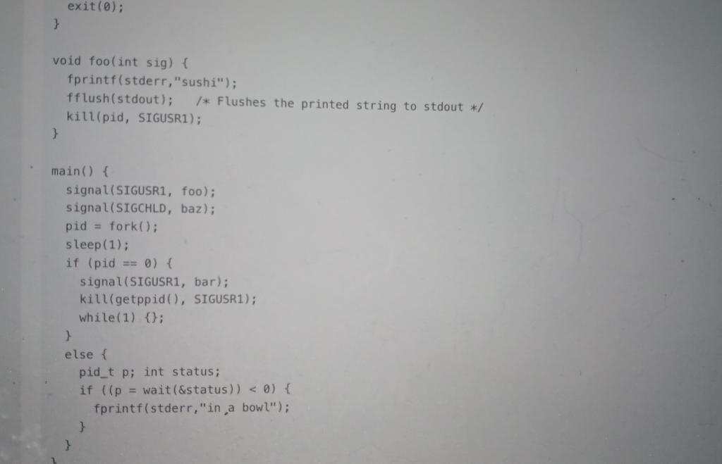 Solved Consider the following C program. For space reasons,