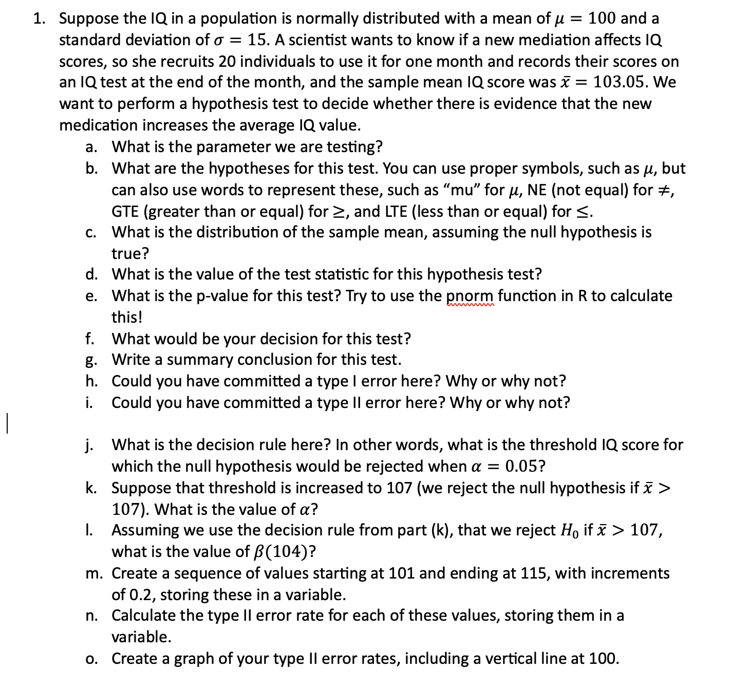 solved-suppose-the-iq-in-a-population-is-normally-chegg