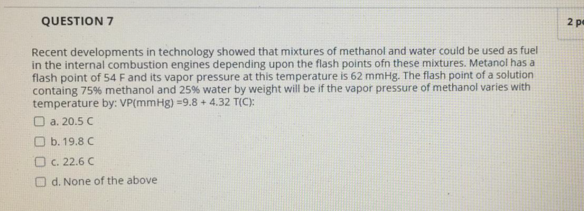Solved QUESTION 7 2 pc Recent developments in technology | Chegg.com