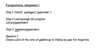 r programming assignment 1