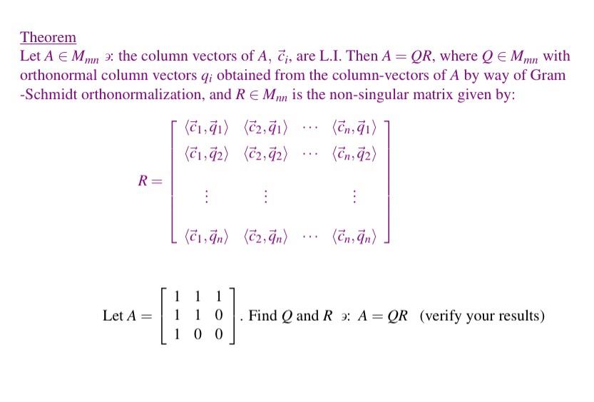 Solved * Linear Algebra * Please solve the following linear | Chegg.com