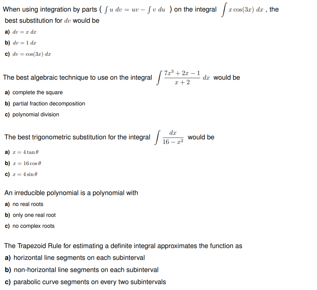 Solved Could you answer these multiple choice questions and | Chegg.com