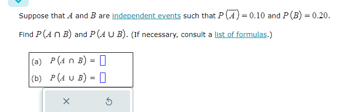 Solved Suppose That A And B Are Independent Events Such That | Chegg ...