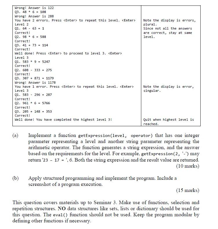 Solved Question 2 Write a program to solve computational | Chegg.com