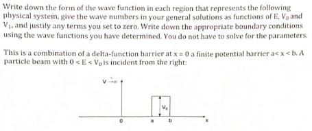 Solved Write down the form of the wave function in each | Chegg.com