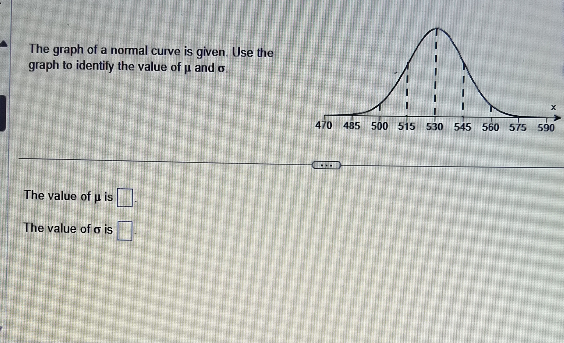Solved The graph of a normal curve is given. Use the graph | Chegg.com