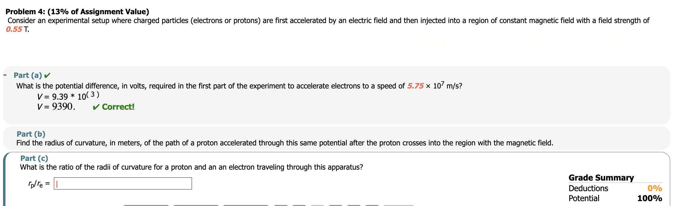 Solved Consider an experimental setup where charged | Chegg.com