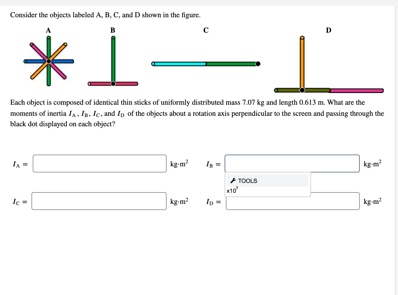 Solved Consider The Objects Labeled A, B, C, And D Shown In | Chegg.com