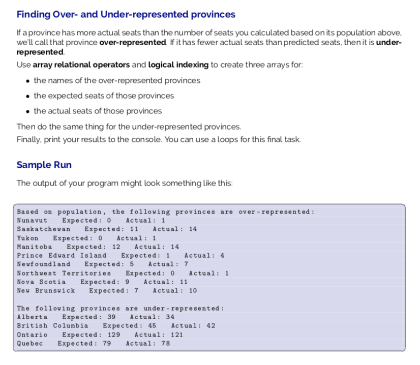 Solved Purpose: To practice simple file VO and numpy array | Chegg.com