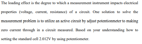 The loading effect is the degree to which a | Chegg.com