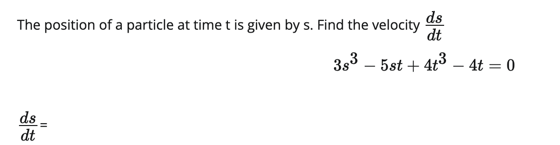 Solved The position of a particle at time t is given by s. | Chegg.com