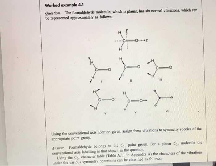 6.3 Having assigned symmetry species to each of the | Chegg.com