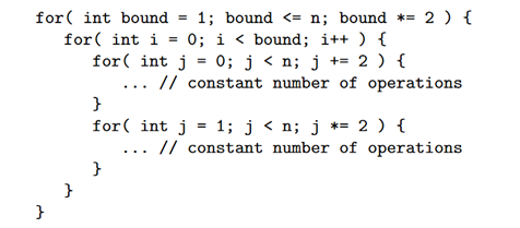 Solved Time complexity of code: please work out the | Chegg.com