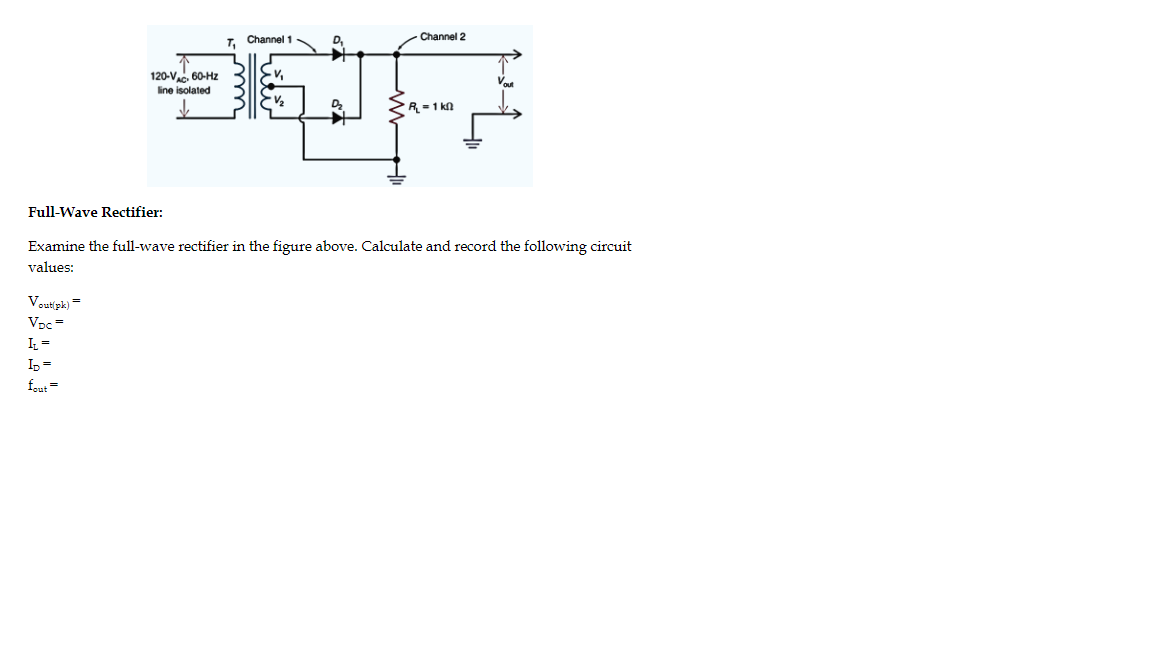 Solved EQUIPMENT . Isolation transformer and Variac