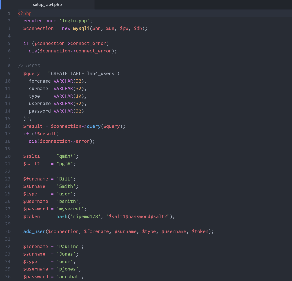 Instructions: This week's lab will focus on using PHP | Chegg.com