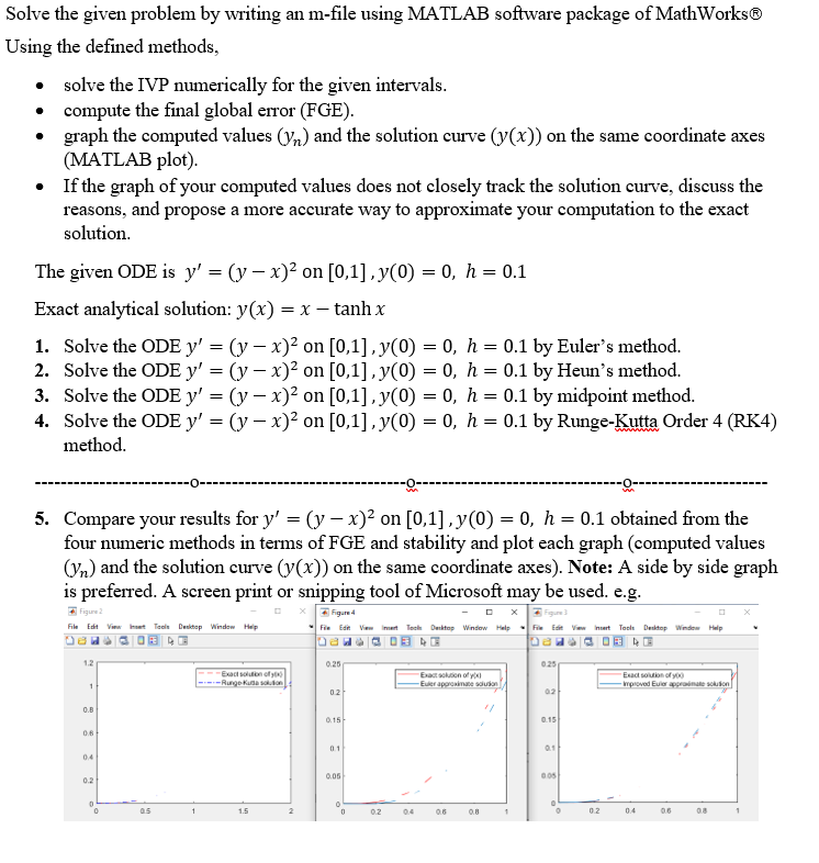 Solved Olve The Given Problem By Writing An M-file Using | Chegg.com