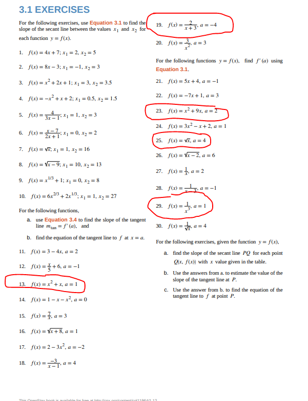 Solved 19 F X 3 2 4 3 1 Exercises For The Following