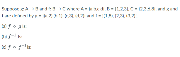 Solved Suppose Ga→b And Fb→c Where 1688