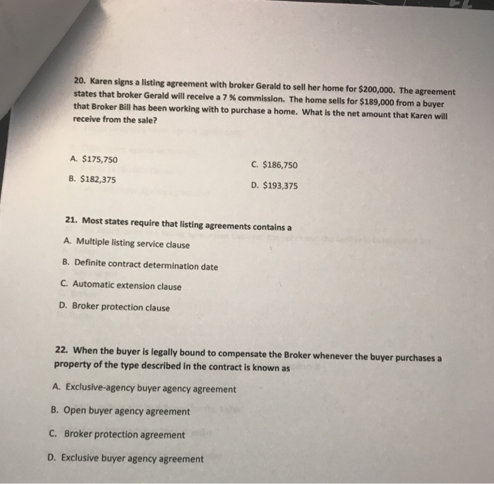 solved-18-a-listing-agreement-between-the-broker-and-the-chegg