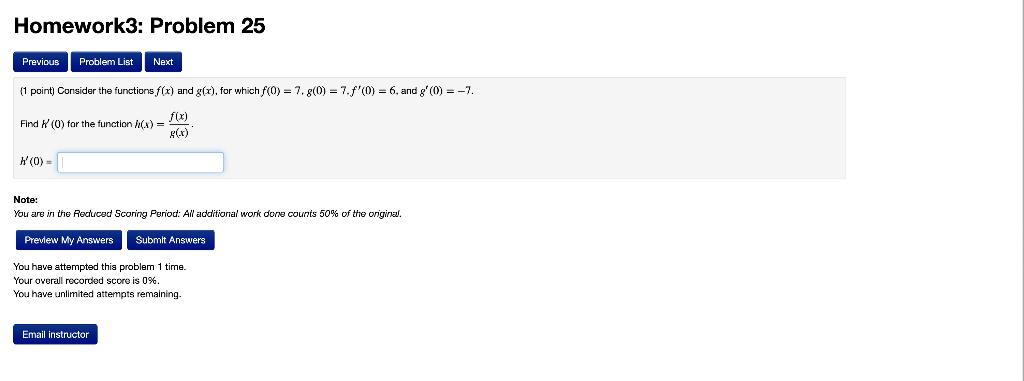 Solved Homework3: Problem 25 Previous Problem List Next (1 | Chegg.com