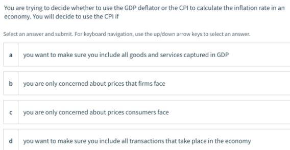 solved-you-are-trying-to-decide-whether-to-use-the-gdp-chegg