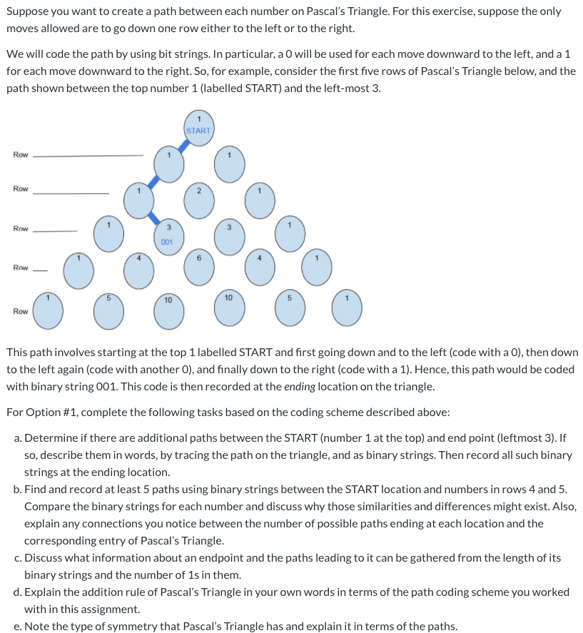 Solved Suppose you want to create a path between each number