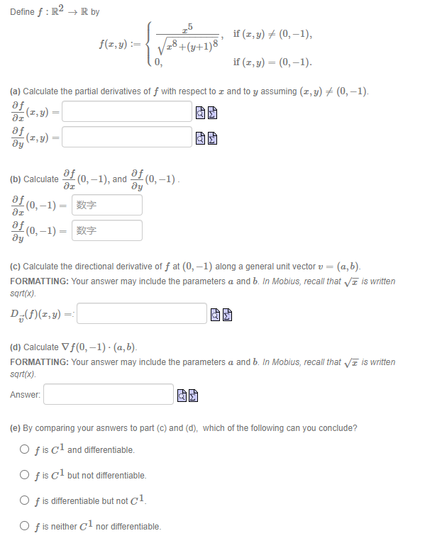 Solved Define F R2 R By 25 Vz8 3 1 8 If 2 Y 0 1 Chegg Com