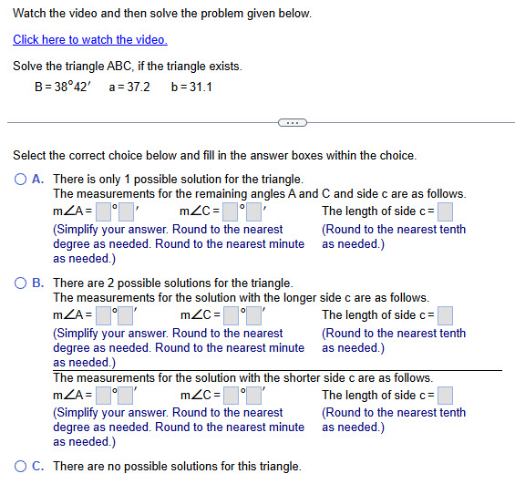 Solved Watch the video and then solve the problem given | Chegg.com