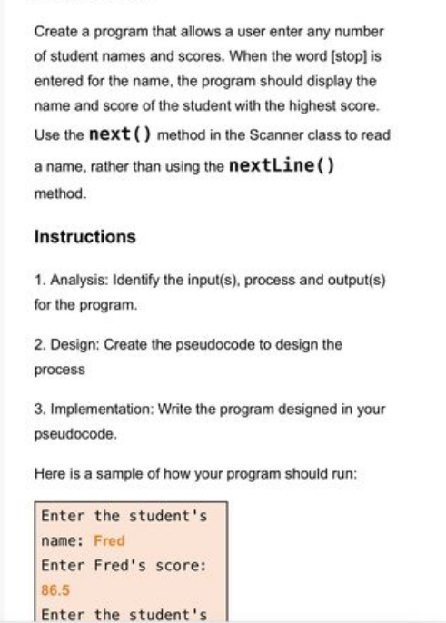 Solved Create a program that allows a user enter any number | Chegg.com