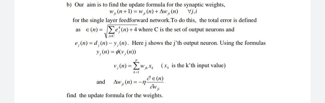 Vic B Our Aim Is To Find The Update Formula For The Chegg Com