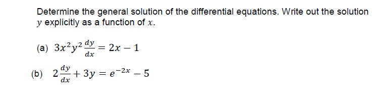 Solved Determine the general solution of the differential | Chegg.com