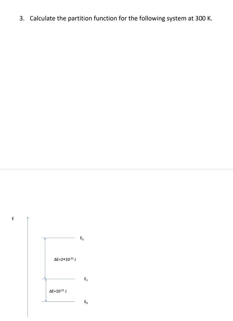 Solved So for the partition function you would use the | Chegg.com