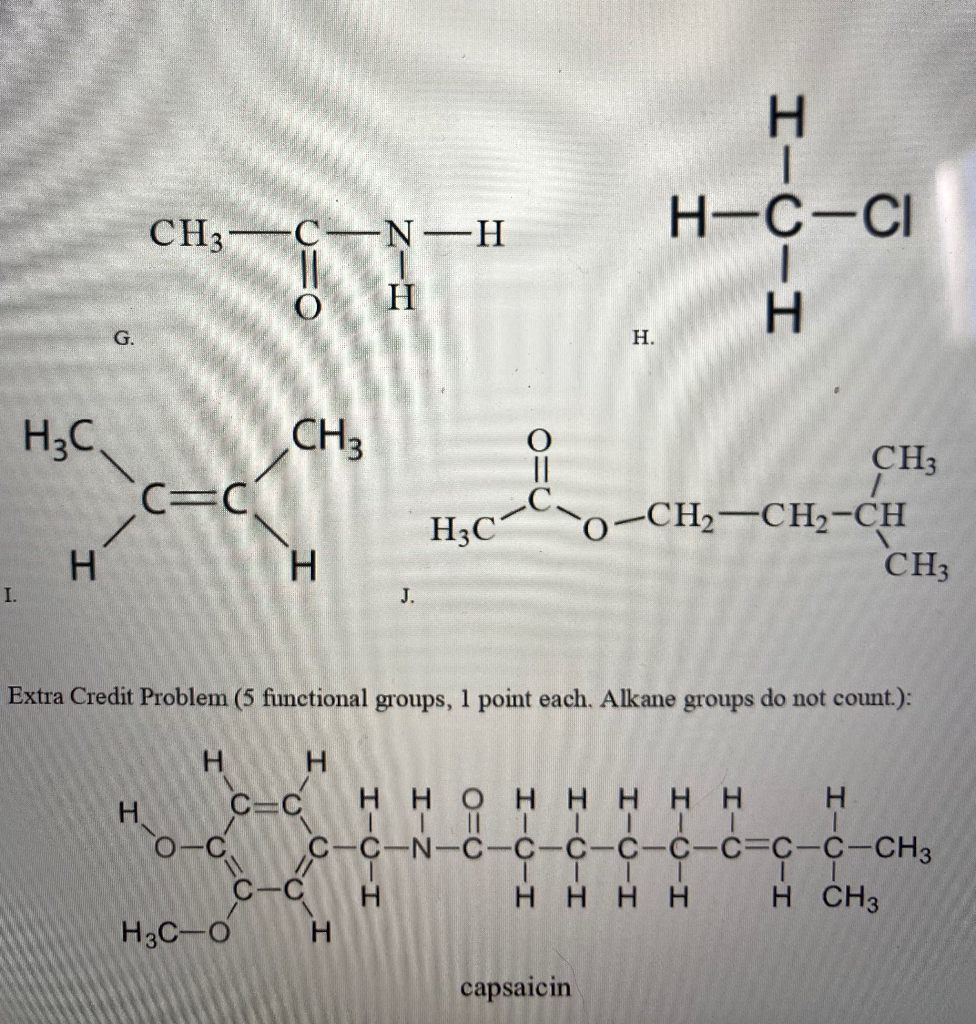 Solved Identify all the functional groups present in the | Chegg.com