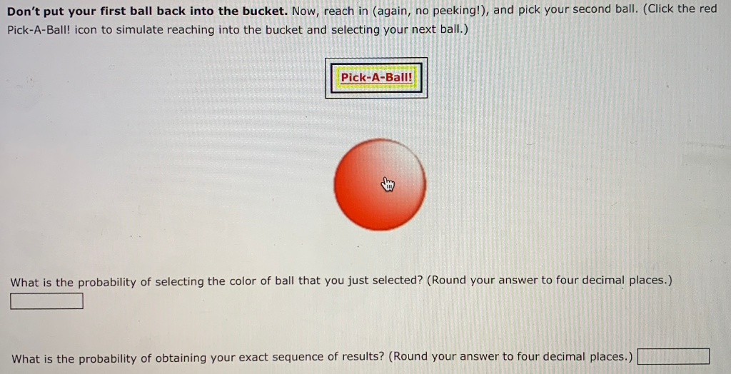 Solved 9. PickABallSampling without replacement Aa Aa In