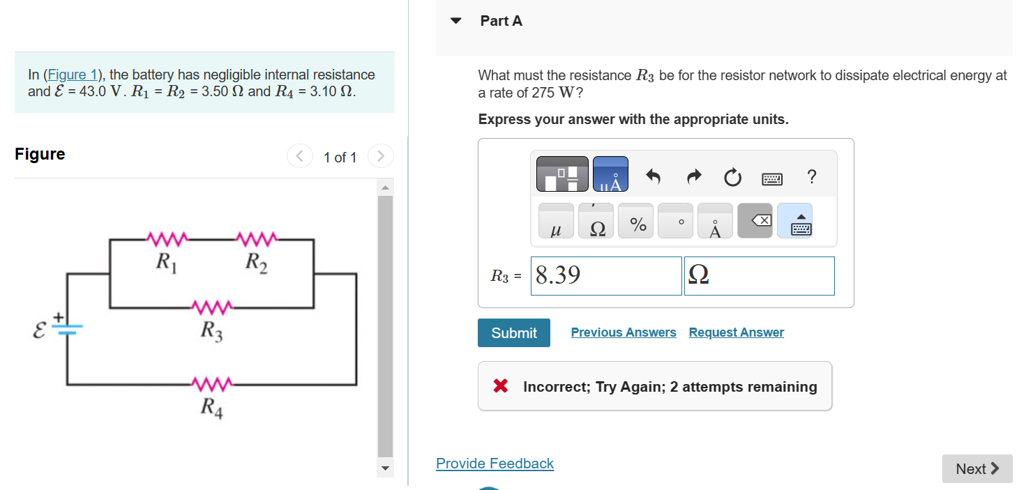 Solved In (Figure 1), the battery has negligible internal