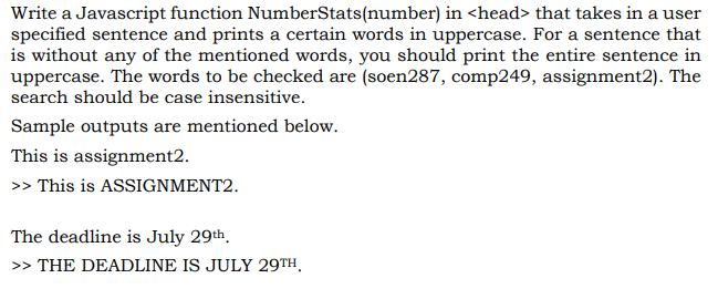Solved Write a Javascript function NumberStats(number) in | Chegg.com