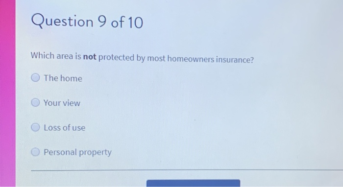 Solved Question 9 Of 10 Which Area Is Not Protected By Mo