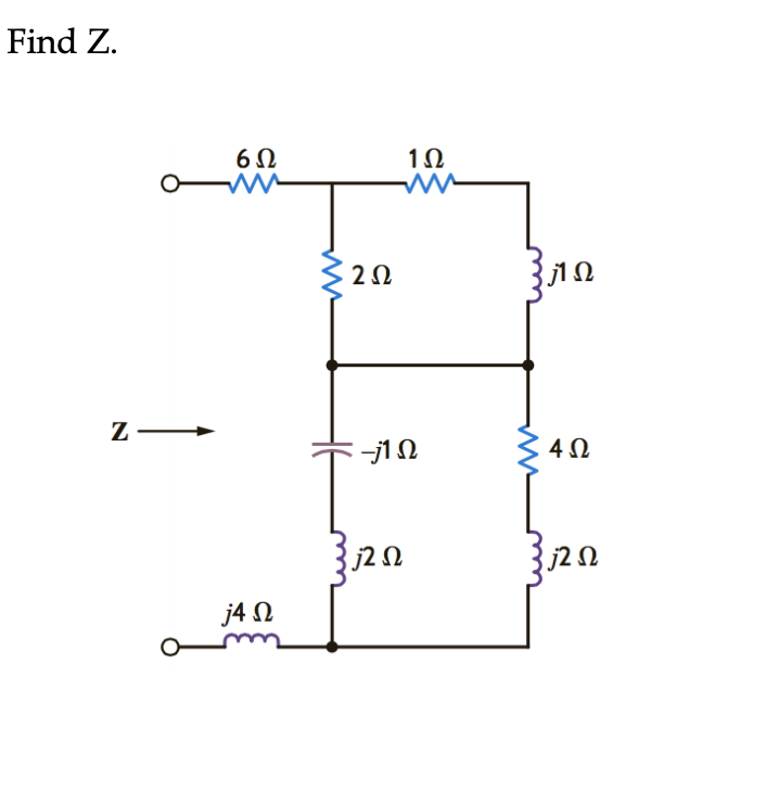 Solved Find Z. -j1Ω ξ4Ω Ω 32ο j4 Ω η Ο | Chegg.com