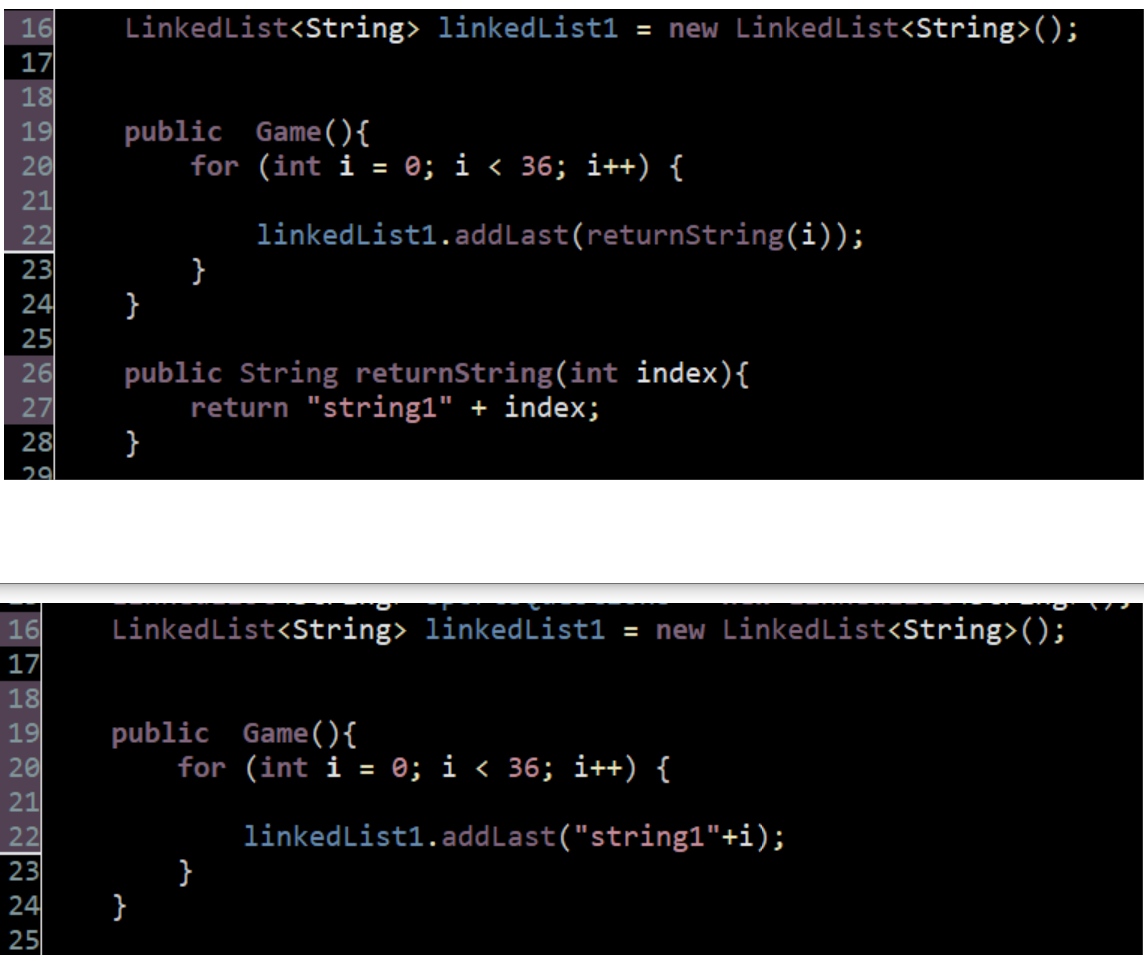 Solved The language is Java. What's the difference between | Chegg.com