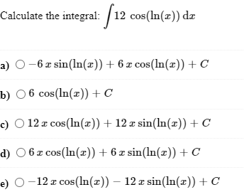 integration of ln cos x dx