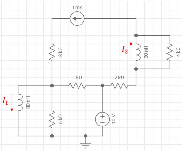 Solved Find the currents (I1 and I2) flowing through the | Chegg.com