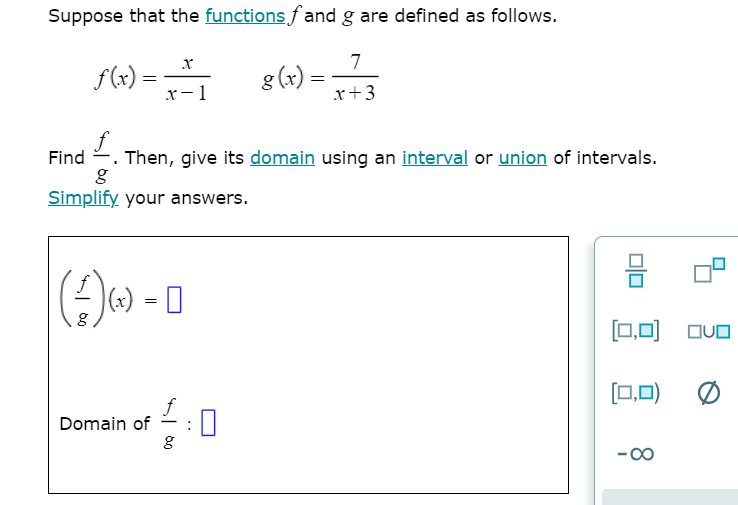 Solved Suppose That The Functions F And G Are Defined As Chegg Com