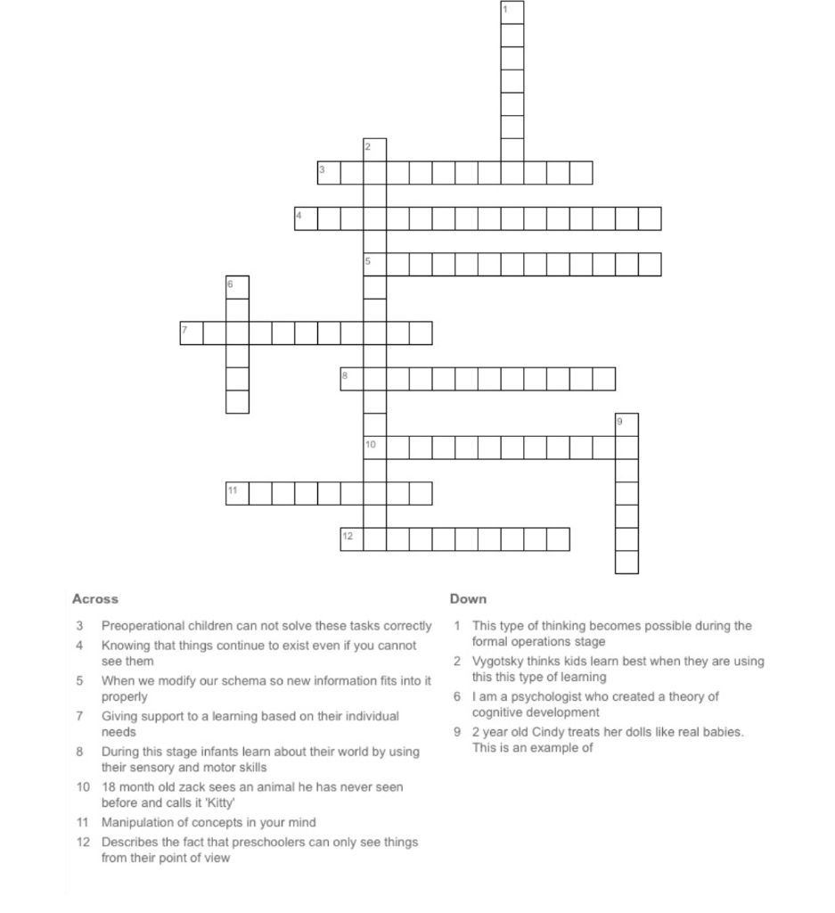 preoperational children