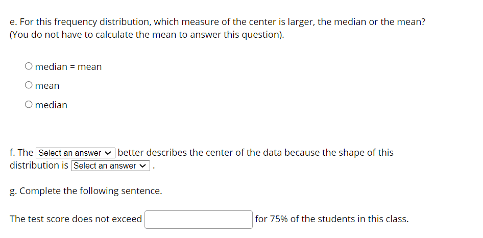 Solved Consider the following data set consisting of test | Chegg.com