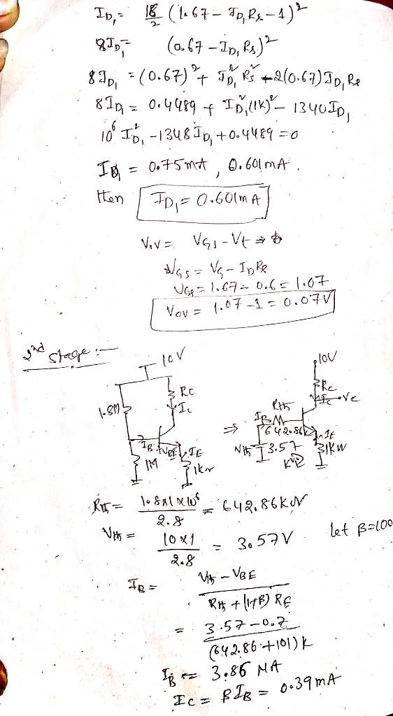 (1. ,R-4) (o.l-D, o,-134 0.yue? =0| 0.5mt 0.601 mA iton 0.60m A V. V VGVE Voy= .07-1 - 0.07V lou 3.5 42.86k 2.8 let Baloo 3.