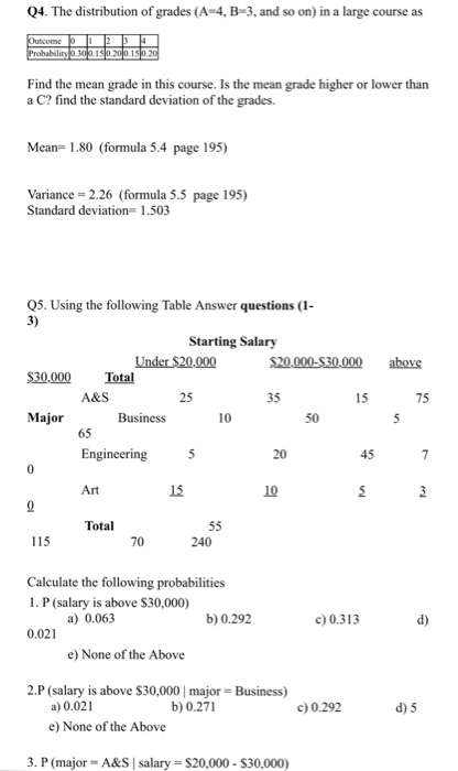 stats chapter 4 homework