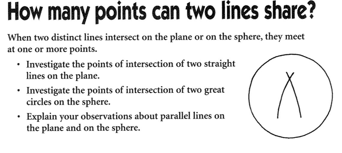 Solved How many points can two lines share? When two | Chegg.com