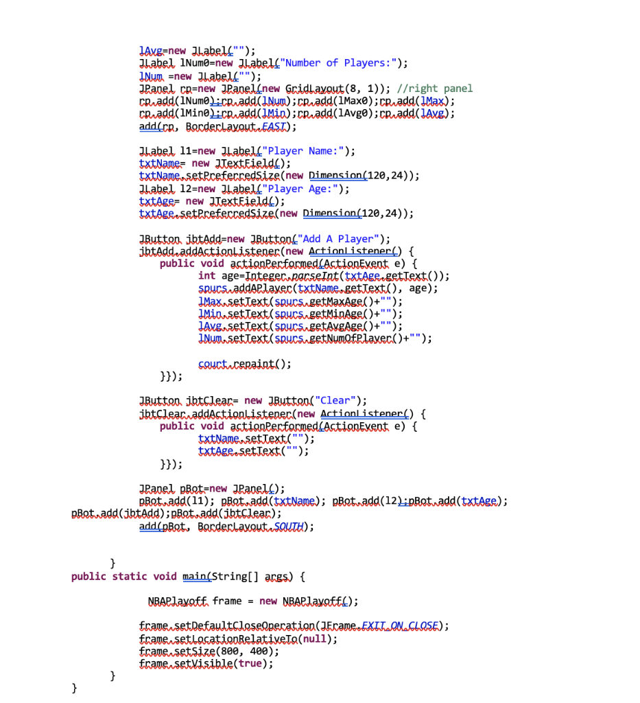 PLEASE GIVE COMMENTS ON EACH LINE. JAVA | Chegg.com